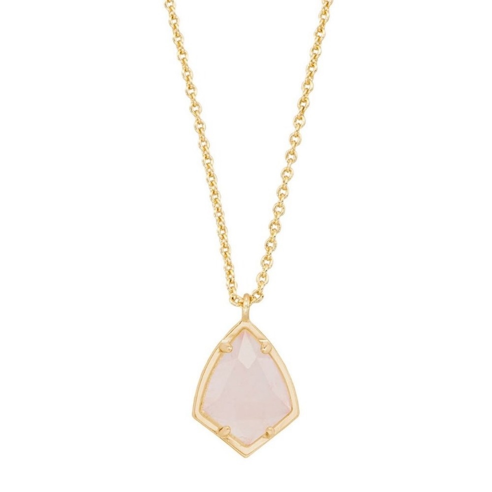 NWT Kendra Scott Rose Quartz Necklace